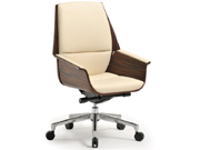 Leather Medium Back ChairCG-RWM_Office Furniture_Fashion Medium Back Chair_Office Chair