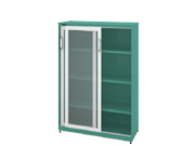 Glass Swing door cabinetCG-SE-SLG1357_Office Furniture_Steel Filing Cabinet_Steel Furniture